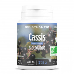 Cassis biologique- 120 Comprimés à 400 mg