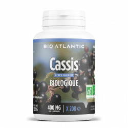 Cassis biologique- 200 Comprimés à 400 mg