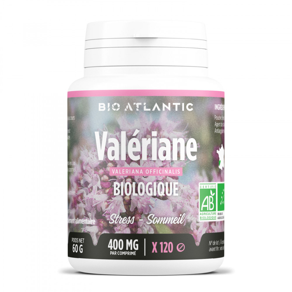 Valériane bio - 120 comprimés à 400 mg