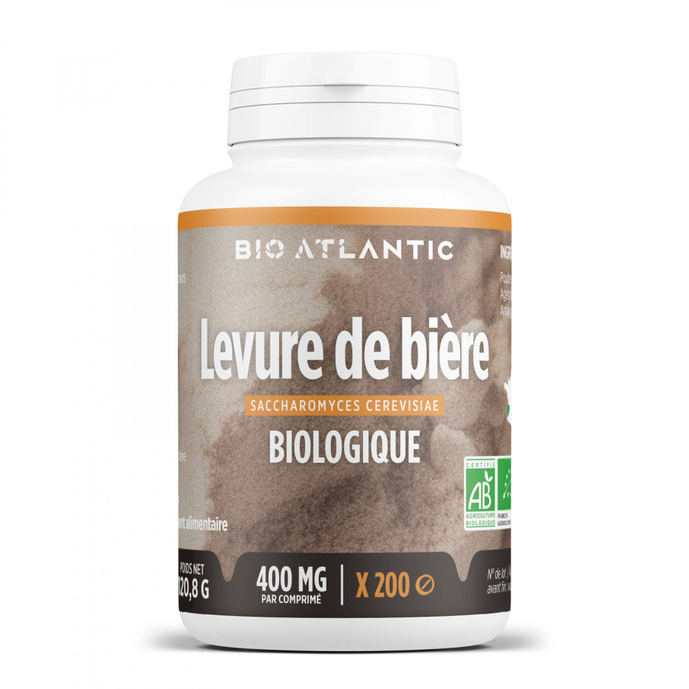 Levure de Bière Bio - 200 Comprimes 400 mg