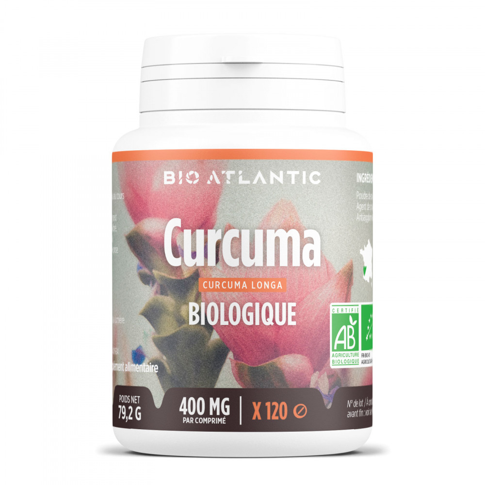 Curcuma Bio 400mg - 120 Comprimés