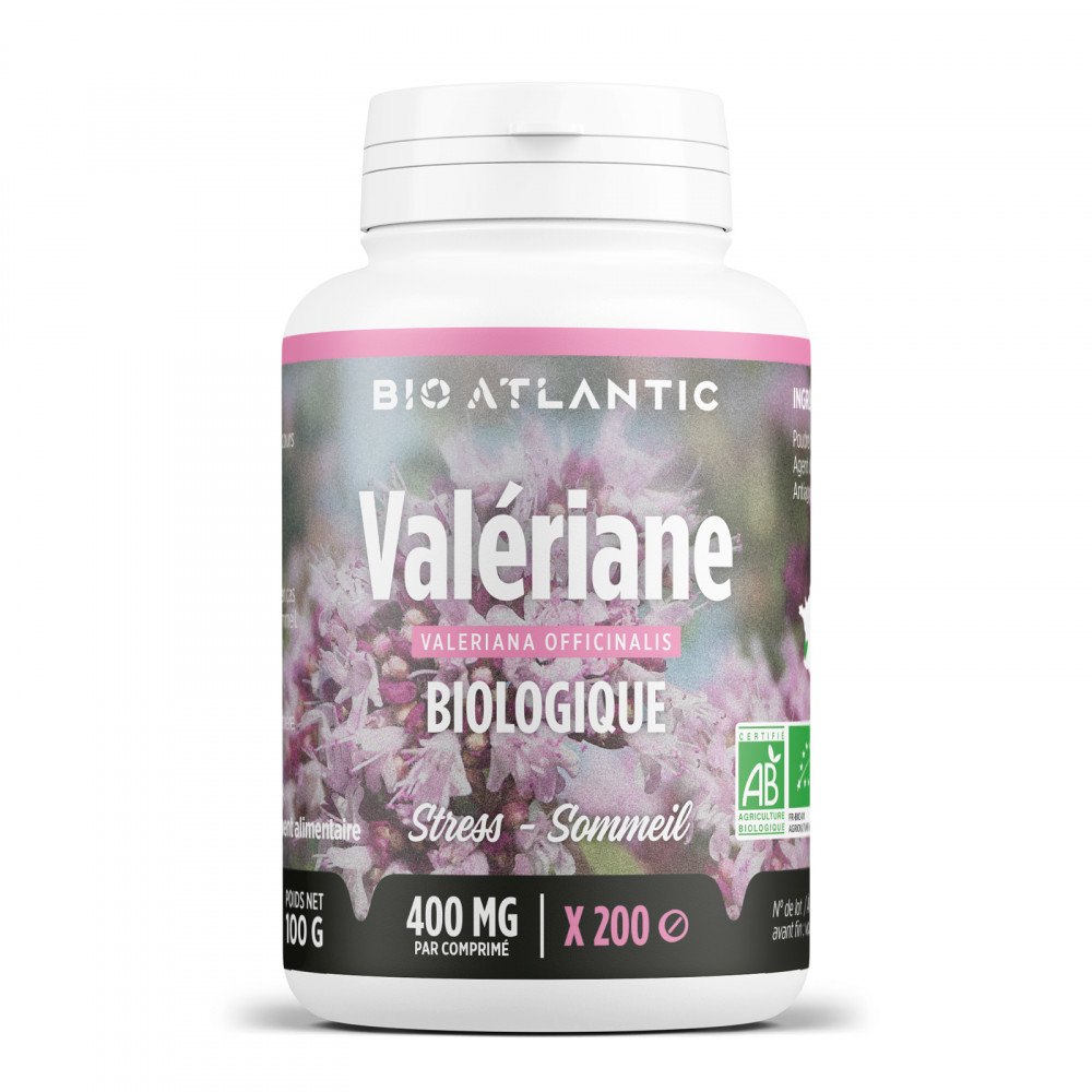 Valériane bio - 200 comprimés à 400 mg