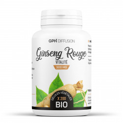 Ginseng Rouge Bio - 200 gélules végétales