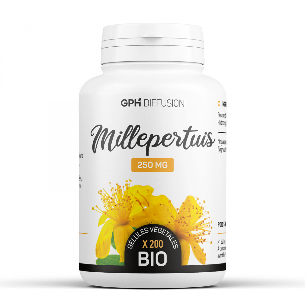 Millepertuis Bio - 200 gélules végétales