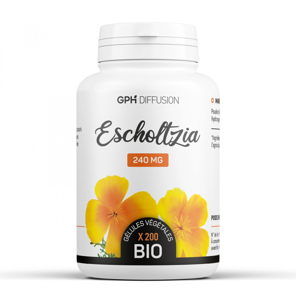 Escholtzia Bio 240mg - 200 gélules végétales