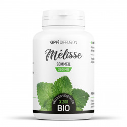 Mélisse Bio - 250 mg - 200 Gélules Végétales