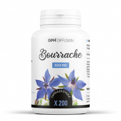 Bourrache Bio - 200 capsules à 500 mg