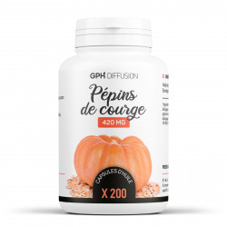 Huile de Pépins de Courge Bio - 200 capsules