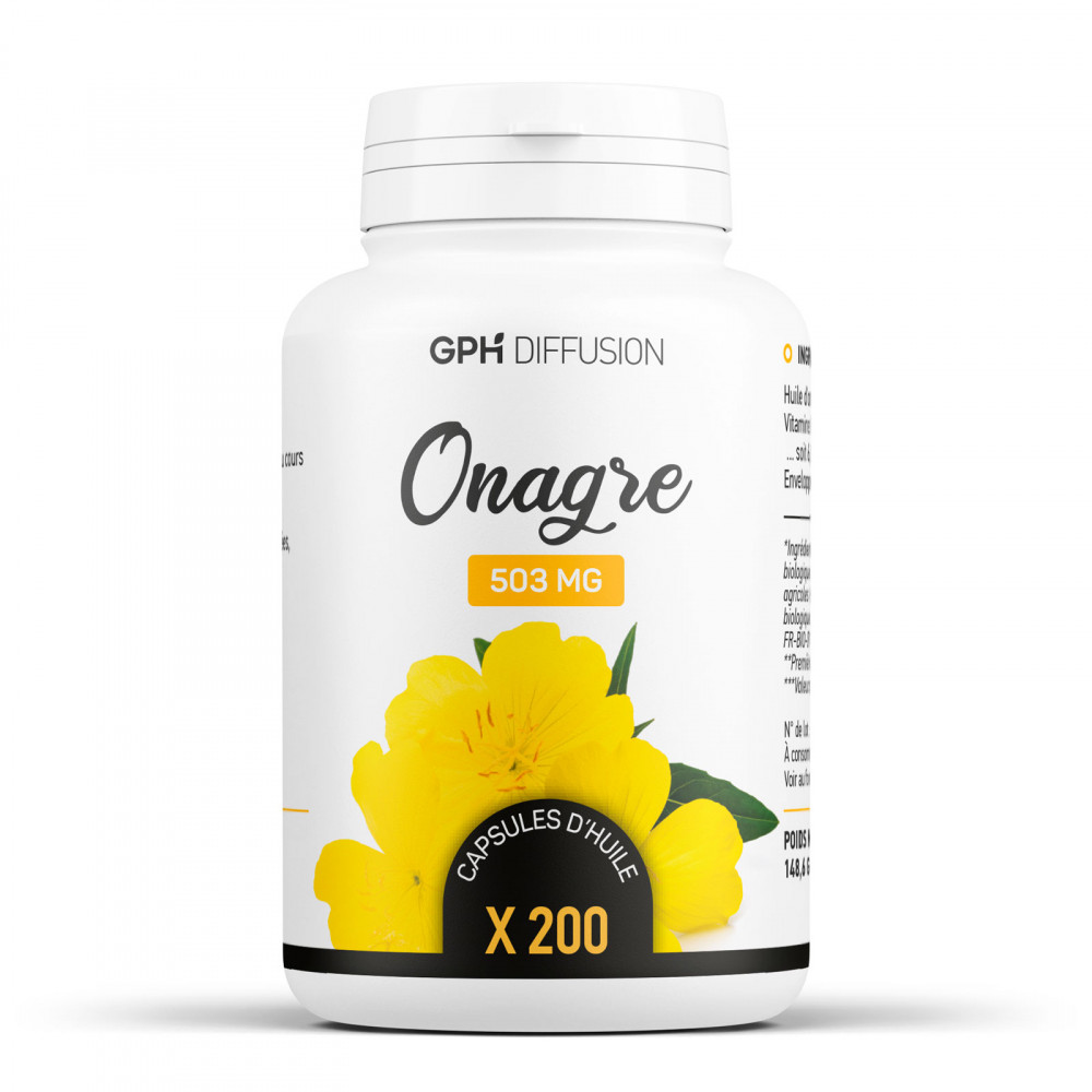 Onagre Bio - 200 capsules à 500 mg