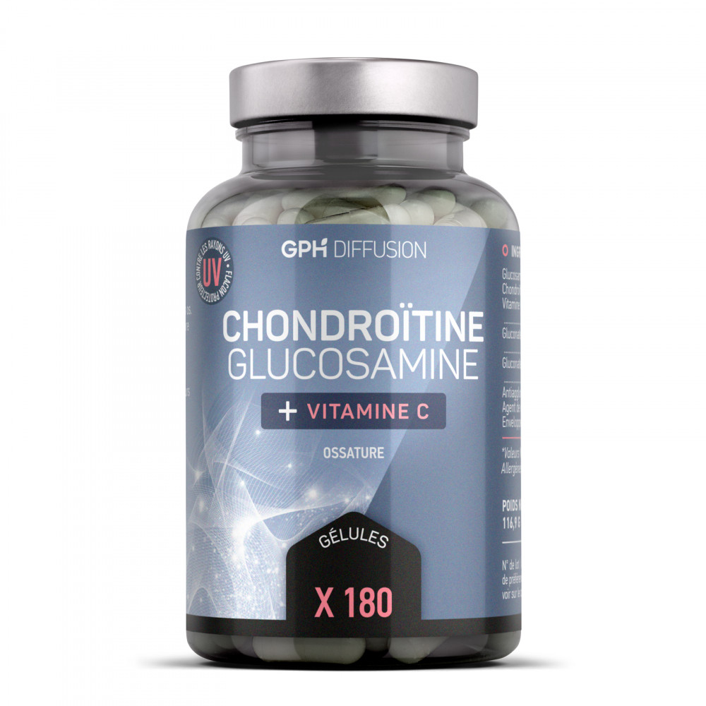 Chondroïtine Glucosamine - 180 gelules