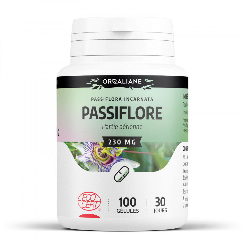 Passiflore Bio - 100 gélules à 230 mg